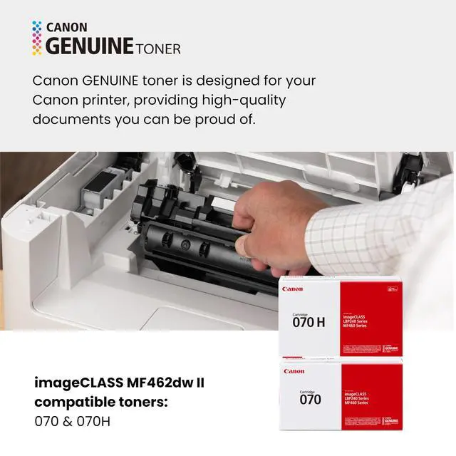 Alt view image 6 of 7 - imageCLASS MF462dw II - Monochrome Wireless Duplex Laser Printer with Print, Copy, Scan, Fax, Expandable Paper Capacity, 37 PPM