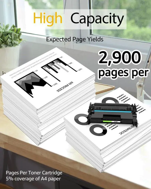 Alt view image 3 of 7 - Compatible 148A Black Toner Cartridge for HP Laser Jet 4001n 4101fdw | 4-pack W1480A with chip, black toner. Works with HP Laser Jet Pro 4001dn, 4001dw, MFP 4101fdn. High page yield