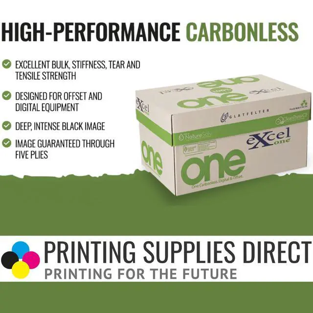 Alt view image 2 of 2 - 8.5 x 11 Excel One Carbonless Paper 2 Part Reverse (Bright White/Canary), 2000 Sets, 4000 Sheets, (8 REAMS)