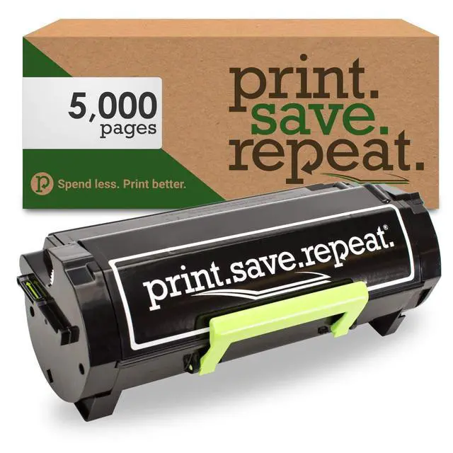 Alt view image 2 of 2 - Lexmark 501H Toner Cartridges, 2-Pack | High Yield, MS310, MS312, MS315, MS410, MS415, MS510, MS610, 5,000 Pages
