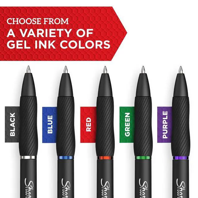 Alt view image 3 of 7 - S-Gel Gel Pens Medium Point (0.7mm) Red Ink Gel Pen,12 Count (Pack of 12)