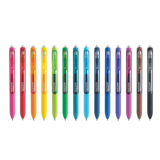 Alt view image 7 of 7 - InkJoy Gel Pens, Retractable, Fine Point (0.5mm), Black Ink,Comfortable Grip, Writing, Teacher Supplies, 12 Count (Pack of 12)