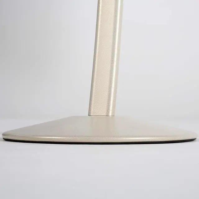 Alt view image 7 of 7 - Curved Menu Board, 8.5x11 Pedestal Sign Holder White Pearlic Floor Standing Aluminum Front Loading Easy Open Poster Message Advertisement Holder For Restaurant Cafe Hotel