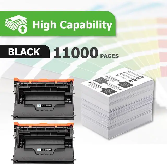 Alt view image 2 of 6 - CF237A 37A Black Toner Cartridge Replacement for HP M607 M608 CF237X 37X | Compatible for HP LaserJet Enterprise M607n M607dn M608n M608dn M608x M609 MFP M631 M632 M633 M609x M609dn M631dn Ink Printer