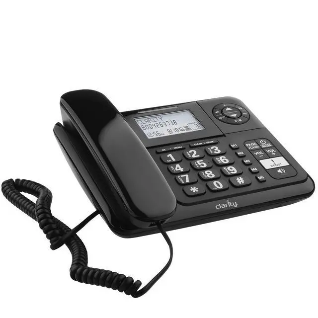 Alt view image 3 of 5 - E814CC Amplified Corded Hearing impaired Phones for Elderly (E814CC Base Phone)