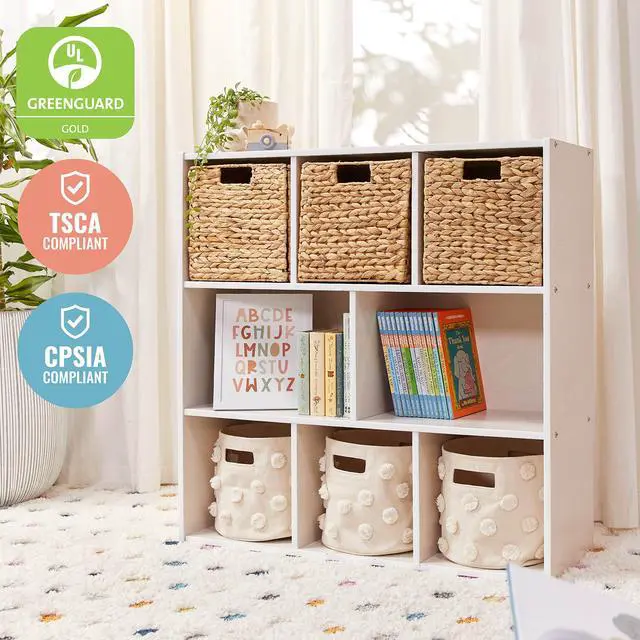 Alt view image 6 of 7 - Streamline 8-Compartment Storage Cabinet, 36in, Classroom Furniture, White Wash