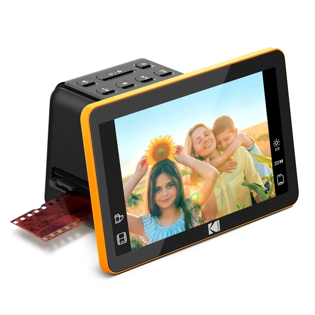 Alt view image 7 of 13 - Kodak Slide N Scan Max Digital Film Slide Scanner Black/Yellow (RODFS70)