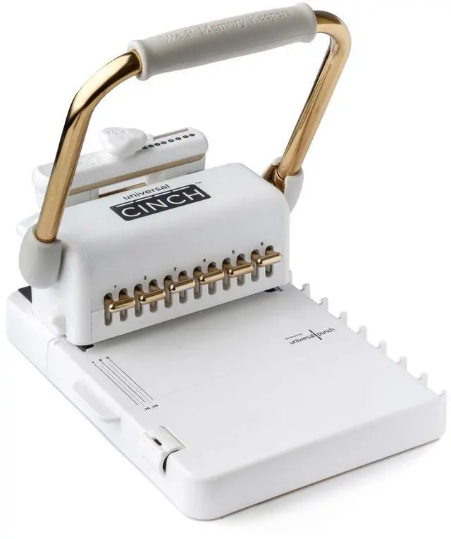 Main image of Universal Cinch Book Binding Machine, Spiral Binding, Wire Binding, Book Binder Machine for Bookbinding, Book Making, Spiral Notebook Maker, and Binding Kits