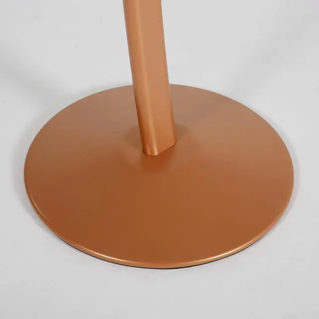 Alt view image 4 of 7 - Curved Menu Board, 8.5x11 Pedestal Sign Holder Copper Floor Standing Aluminum Front Loading Easy Open Poster Message Advertisement Holder For Restaurant Cafe Hotel