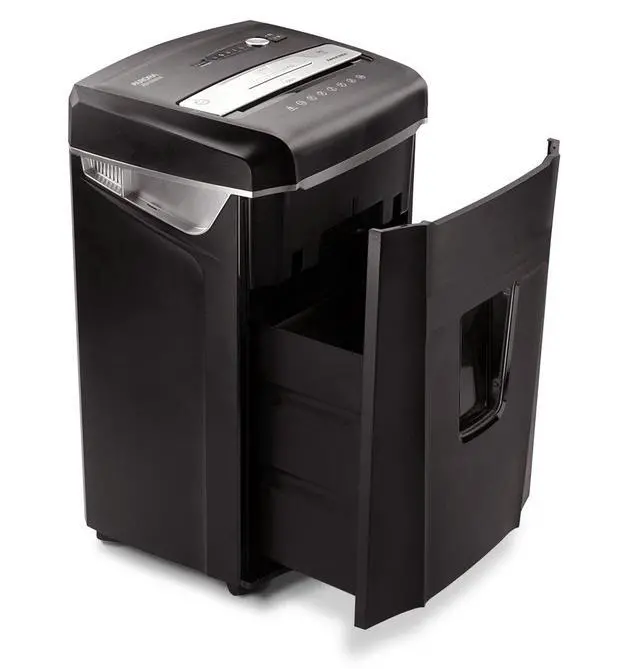 Alt view image 2 of 7 - High Security JamFree AU1000MA 10-Sheet Micro-Cut Paper/CD/Credit Card Shredder with Pull-Out Wastebasket