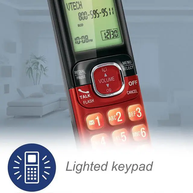 Alt view image 6 of 7 - CS6529-4B 4-Handset Cordless Phone with Answering Machine, Caller ID/Call Waiting, DECT 6.0 System, Wall Mountable