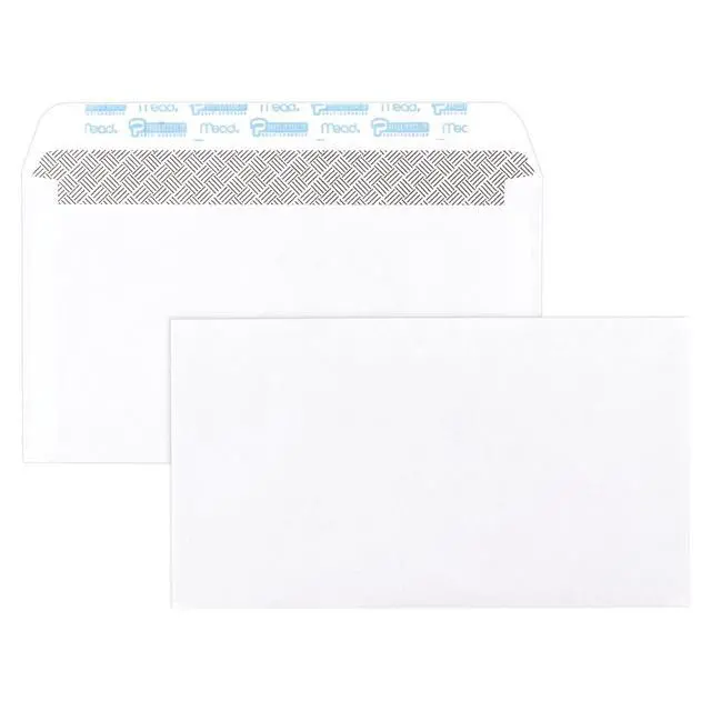 Alt view image 5 of 7 - #6-3/4 Envelopes, 3-5/8" x 6-1/2", Security Printed Lining for Privacy, Press-It Seal-It Self Adhesive Closure, White All-Purpose 20-lb Paper Mailing Envelopes (742021), 500 Count (Pack of 5)