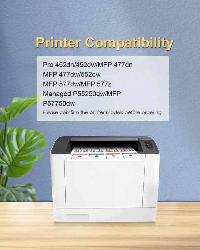 Alt view image 2 of 7 - 972X Ink Cartridges Replacement for HP 972X 972A 972 for PageWide Pro MFP 477dw 452dw 577dw 552dw 452dn 477d Printers (4-Pack, Black Cyan Yellow Magenta)