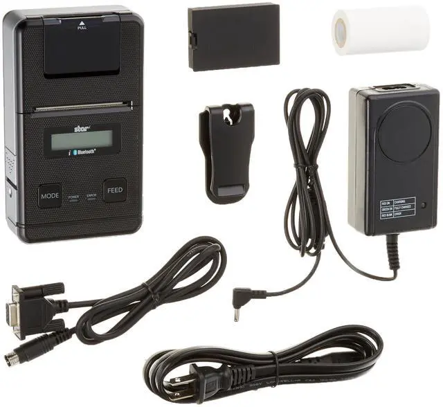 Main image of SM-S220i-DB40, Portable Printer, 2", Bluetooth/Serial for iOS/Android/Windows, Tear Bar, Power Supply Incl