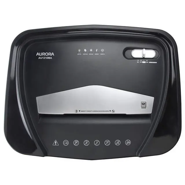 Alt view image 5 of 7 - AU1210MA Professional Grade High Security 12-Sheet Micro-Cut Paper/CD and Credit Card/ 60 Minutes Continuous Run Time Shredder