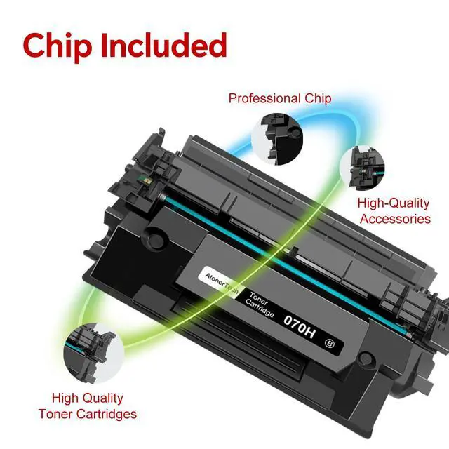Alt view image 2 of 6 - 070H 070 high Yield Toner Cartridge Compatible Replacement for Canon 070H 070 CRG-070 Toner Cartridge with Canon imageCLASS MF465dw MF462dw LBP247dw LBP246dw Printer Ink | 20400 Page (2-Pack)