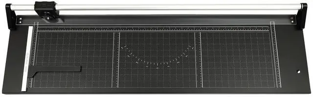 Main image of Rotary Paper Trimmer - Precision Cutting Tool with Self-Sharpening Blade for Photo Paper/Cardstock/Film, Heavy-Duty Craft Cutter for Scrapbooking & Office Use, Non-Slip Base & Angle Guide (36 inches)