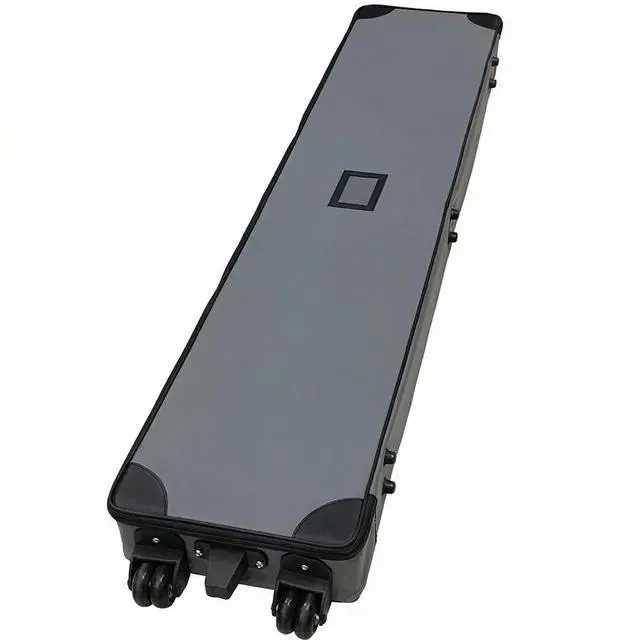 Alt view image 3 of 6 - Padded Carrying Case for Roll Up Banner Stands with Handles and Wheels Internal Size: 51" L x 10" W x 3" H
