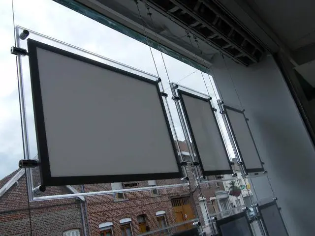 Alt view image 2 of 5 - A2 Landscape Ceiling hanging Display Crystal Led Light Box Poster Frame Sign(1pcs A2 a raw, Horizontally)