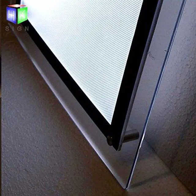 Alt view image 3 of 5 - A2 Landscape Ceiling hanging Display Crystal Led Light Box Poster Frame Sign(1pcs A2 a raw, Horizontally)