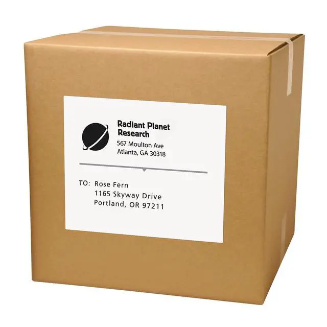 Alt view image 2 of 7 - Shipping Labels for Copiers, 8-1/2" x 11", 500 White Labels (5353)