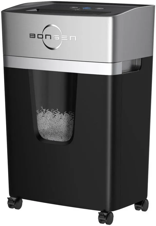 Main image of P-4 24-Sheet Micro Cut Paper Shredder for Home Office Use | 40-Minutes Running Time, 55 dB Ultra-Quiet with Anti-Jam, Shredding Shreds Credit Card/Staples, 5.3 Gallons Pullout Bin