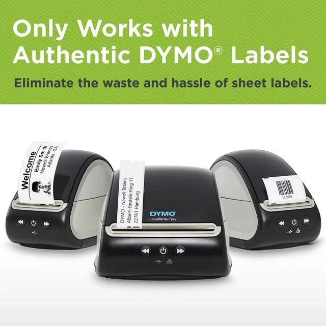 Alt view image 5 of 7 - LabelWriter 550 Turbo Label Printer, High-Speed Direct Thermal Printing, Automatic Label Recognition, Prints Variety of Label Types Through USB or LAN Network Connectivity - Fast, Efficient
