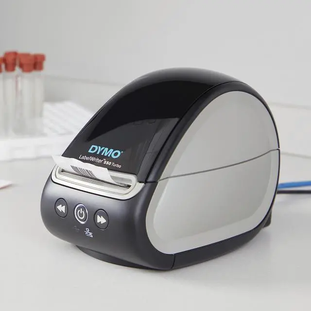 Alt view image 6 of 7 - LabelWriter 550 Turbo Label Printer, High-Speed Direct Thermal Printing, Automatic Label Recognition, Prints Variety of Label Types Through USB or LAN Network Connectivity - Fast, Efficient