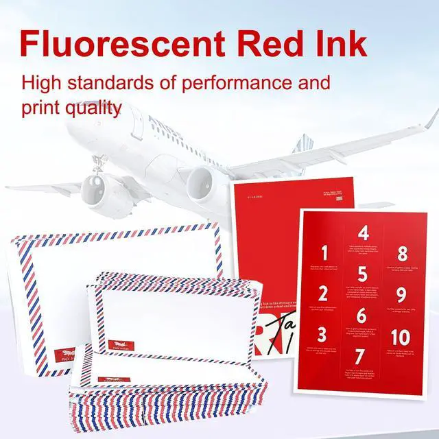 Alt view image 4 of 5 - SL-870-1 XXL Red Ink Cartridge Fluorescent Red Ink Cartridge Compatible for SL870-1 Replacement for Pitney Bowes New SendPro Mailstation Postage Machines (CSD1) 2-Pack (18ml)
