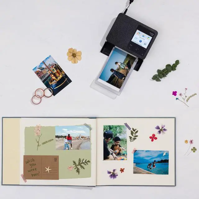 Alt view image 7 of 7 - Selphy CP1500 Photo Printer Bundle (Black) with KP-108 Paper (108 Sheets) 3 Color Ink Cartridges & Tudak Cleaning Cloth Wireless Compact Dye-Sub Printer Kit
