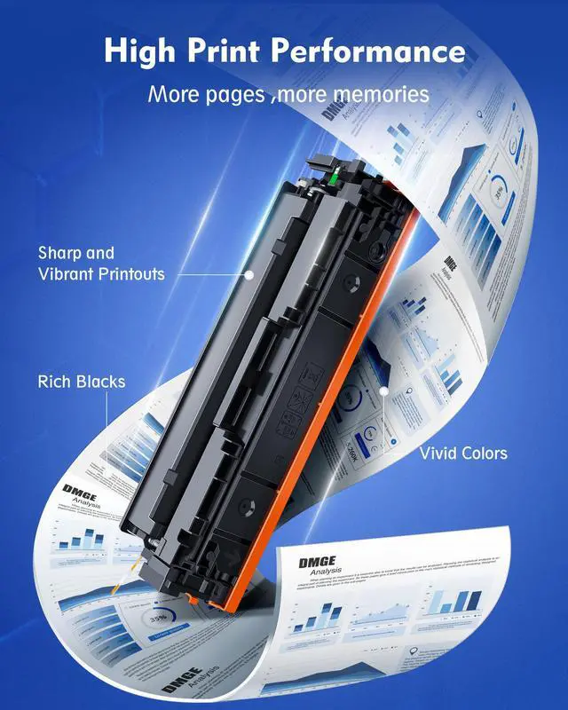 Alt view image 6 of 7 - 215A Toner Cartridges 4 Pack for HP 215A W2310A W2311A W2312A W2313A | Compatible for HP Color Laseret Pro MFP M182nw M183fw M183fdw M155dw M155nw Series Printer (BK/C/M/Y, with Chip)