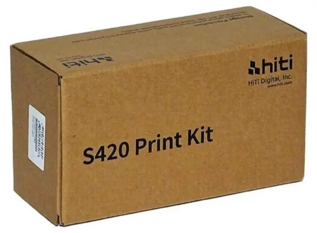 Main image of Hiti 4 x 6" 100 Prints Paper and Ribbon Print Kit for S420 Printer, 5 packs