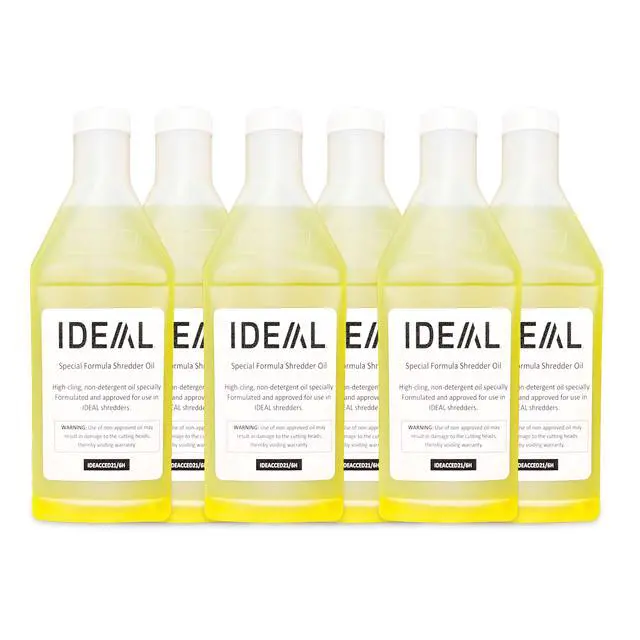 Alt view image 2 of 7 - IDEAL Shredder Maintenance Combo Pack AC0920H Heavy-Duty Shredder Bags 20x47 Case of 80 40Gallon Gusseted + High-Cling Lubricating Shredder Oil 6x1-Quart Bottles, IDEACCED21/6H For 2503 2604 3104 3105