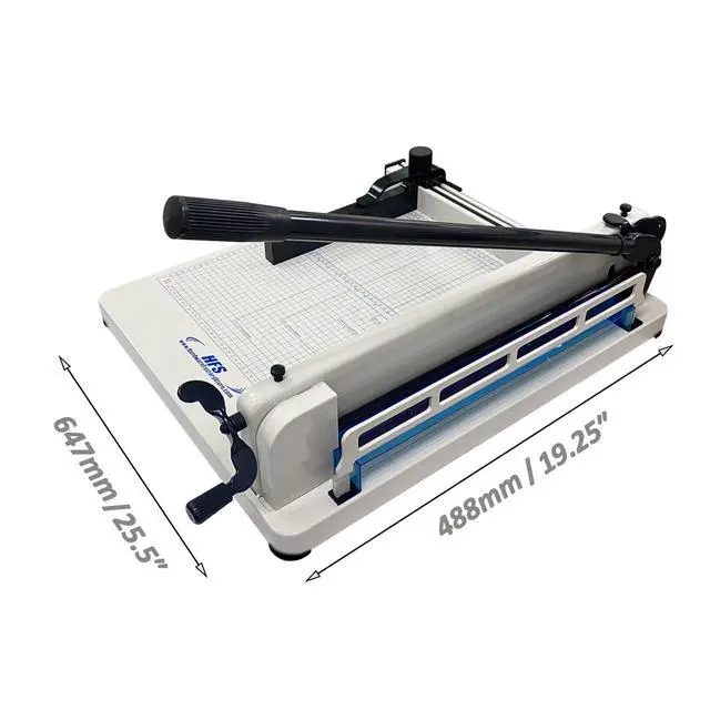 Alt view image 3 of 7 - (R) Heavy Duty Guillotine Paper Cutter 400 Sheet Capacity | Solid Steel Construction (A3-17'' paper cutter)