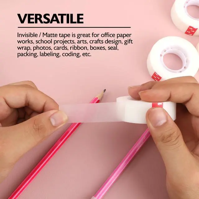 Alt view image 4 of 7 - Invisible Tape Refill, 3/4 in x 1296 in, 12 Ct, 12-Case | fit standard dispensers