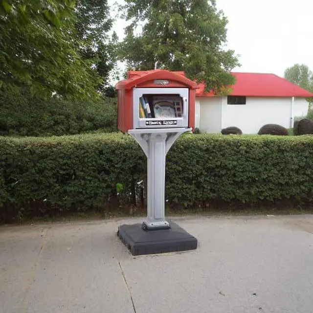 Alt view image 5 of 7 - Dig-Free Sharing Library for Indoor or Outdoor Use, Little Sharing Library for Neighborhoods and Schools, Made in USA