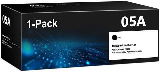 Main image of 05A CE505A Toner Cartridges Black Laser Jet P2035 P2050 P2056 Compatible with HP 05A 05X Toner Cartridges for Laser Jet Enterprise P2035n P2055d P2055dn P2055x | 05A
