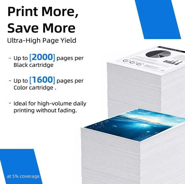 Alt view image 3 of 7 - 952XL Ink Cartridge Compatible for HP Ink 952 XL HP952XL Cartridges Combo Pack (4-Pack) Work with Officejet Pro 8710 7740 8720 8702 8210 7720 8715 8730 8740 8216 8716 8725 8700 8200 7730 8735 Printers