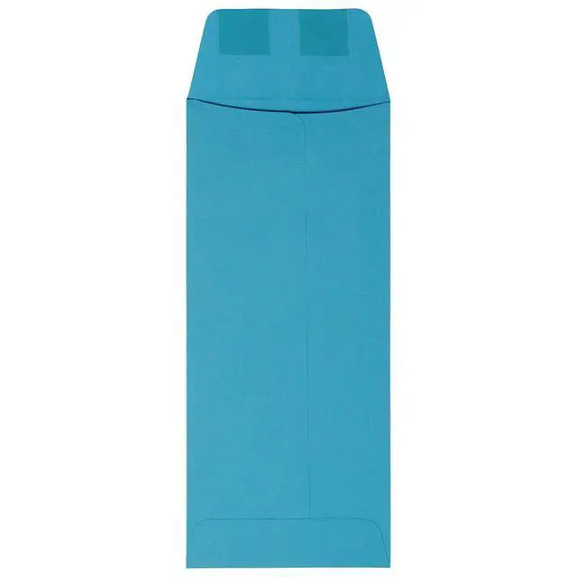 Alt view image 2 of 4 - #10 Policy Business Colored Envelopes - 4 1/8 x 9 1/2 - Blue Recycled - Bulk 500/Box