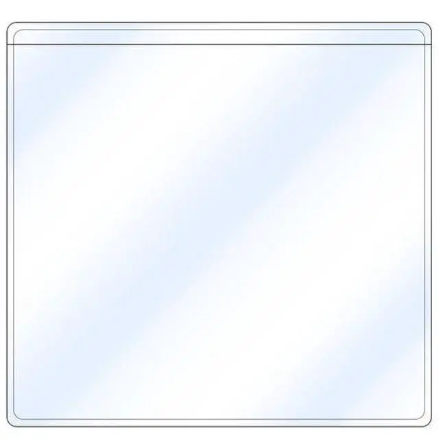 Alt view image 3 of 3 - StoreSMART - Peel & Stick Pocket - for 3.5" Floppy Disks - Clear Plastic - 100-Pack - ZSTB788S-100