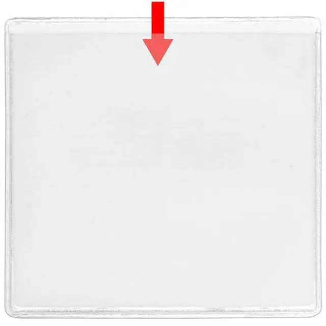 Alt view image 2 of 3 - StoreSMART - Peel & Stick Pocket - for 3.5" Floppy Disks - Clear Plastic - 100-Pack - ZSTB788S-100
