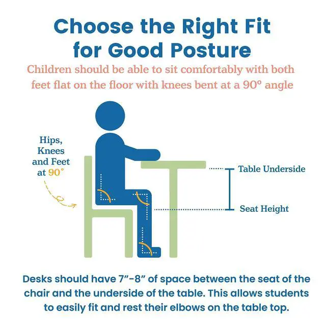 Alt view image 7 of 7 - 14in Plastic School Stack Chair, Classroom Furniture, Blue, 4-Pack
