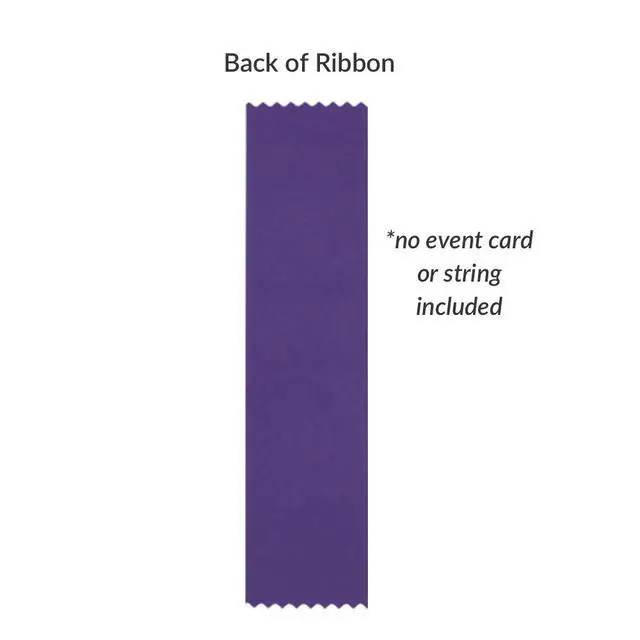 Alt view image 2 of 2 - Honor Roll Award Ribbons - 1,000 Royal Purple Bookmark Style Ribbons
