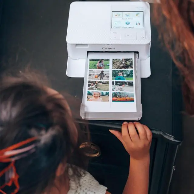 Alt view image 6 of 7 - Selphy CP1500 Photo Printer Bundle (White) with KP-108 Paper (108 Sheets) 3 Color Ink Cartridges & Tudak Cleaning Cloth Wireless Compact Dye-Sub Printer Kit