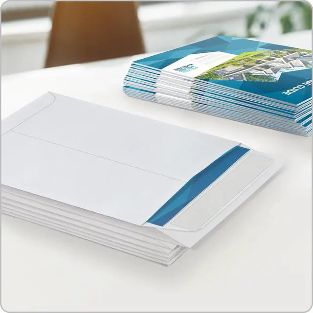 Alt view image 6 of 7 - 6 x 9 Catalog Envelopes, Catalog-Style with Self Seal Closure, Heavyweight 28 lb Paper, Self Sealing Envelopes for Mailing, Filing and Organizing, White, 100 Count (Pack of 10)