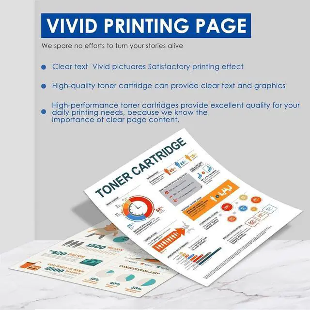 Alt view image 7 of 7 - 4 Pack TN-223 TN223 TN227 TN-227BK/C/M/Y Toner Replacement for Brother TN223BK/C/M/Y Toner Cartridge for TN223BK, TN223C, TN223M, TN223Y Toner Cartridge Set, TN2234PK