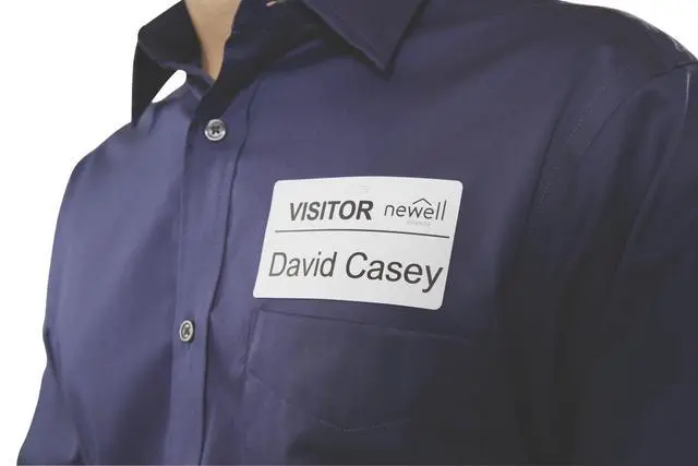 Alt view image 4 of 7 - Name Badge Labels, White, 2-1/4" x 4" | For LabelWriter Printers | 1 Roll of 250, Pack of 10