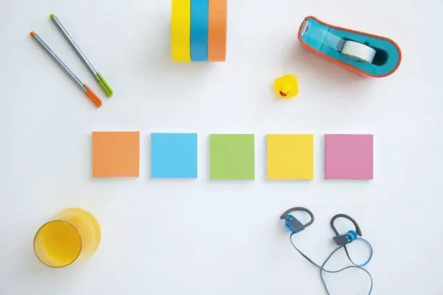 Alt view image 2 of 7 - Super Sticky Notes, 18 Sticky Note Pads, 1 7/8 x 1 7/8 in., School Supplies, Office Products,Sticky-Notes for Vertical Surfaces, Monitors,Walls & Windows,Energy Boost Collection(Pack of 12)