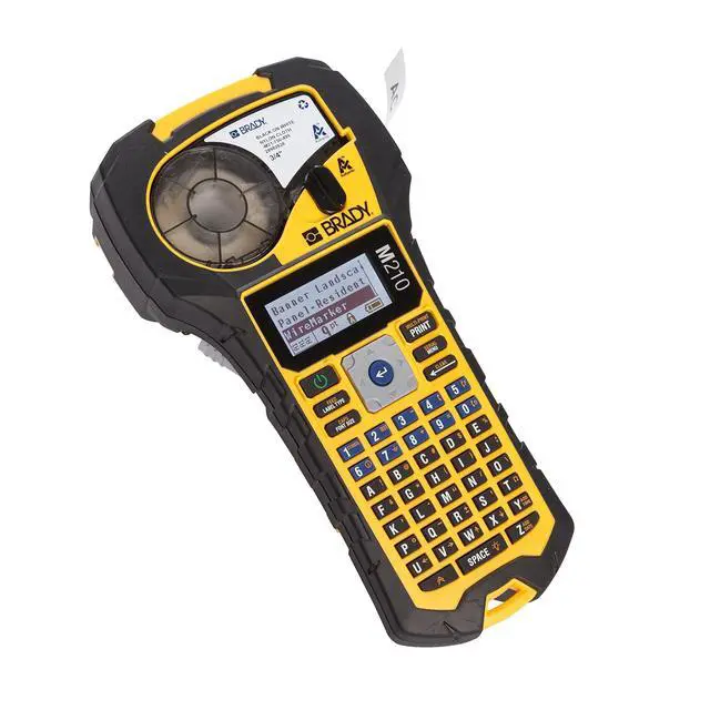 Alt view image 4 of 7 - M210 Portable Label Printer Kit (M210-KIT) and Authentic All-Weather Vinyl Label