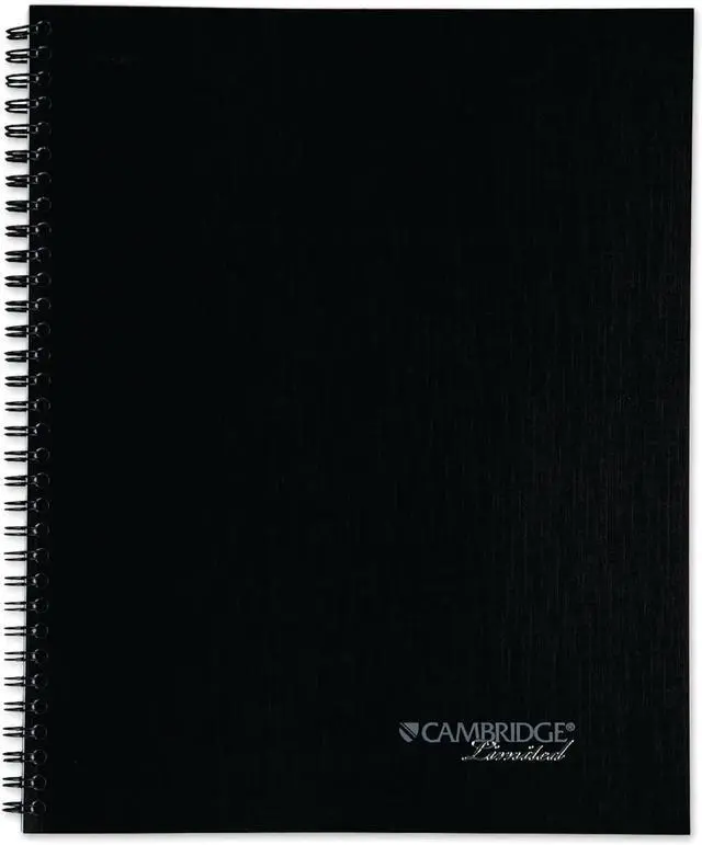 Main image of Business Notebook, Action Planner, Legal Ruled Paper, 8-1/2" x 11", 80 Sheets, Flexible Soft Touch Cover, Wirebound, Gray (06064) (Pack of 12)